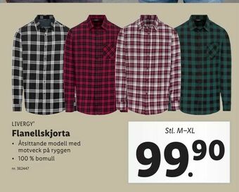 Lidl Flanellskjorta erbjuda