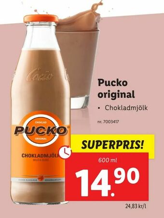 Lidl Pucko. original erbjuda