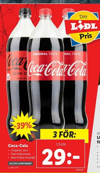 Lidl Coca-Cola erbjuda