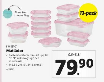 Lidl Matlådor erbjuda