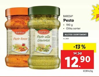 Lidl Pesto erbjuda