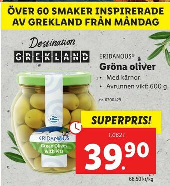 Lidl Gröna oliver erbjuda