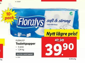 Lidl Toalettpapper erbjuda