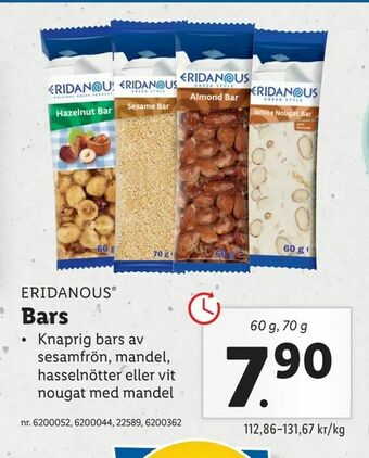 Lidl Bars erbjuda