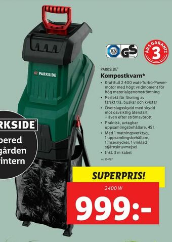 Lidl Kompostkvarn erbjuda