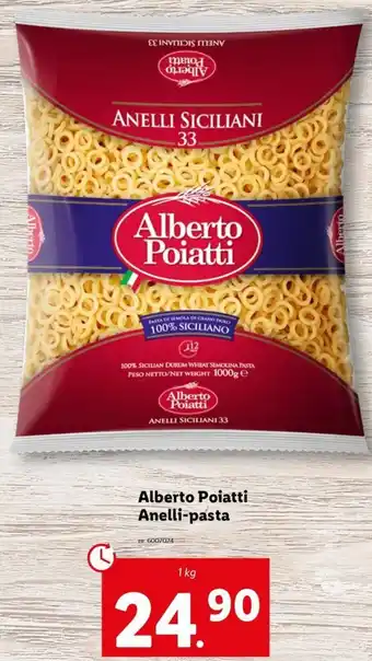 Lidl Alberto Poiatti Anelli-pasta erbjuda