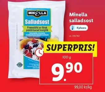 Lidl Minella salladsost erbjuda