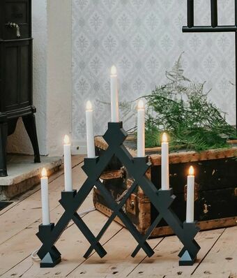 Elon STAR TRADING Elljusstake Rut 7 ljus erbjuda