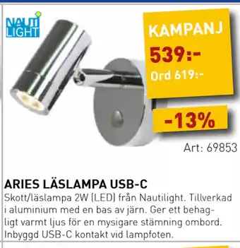 SeaSea ARIES LÄSLAMPA USB-C erbjuda