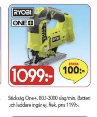 Bo Ohlsson Ryobi sticksåg erbjuda