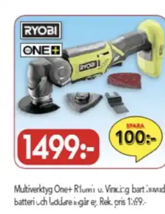 Bo Ohlsson Ryobi multiverktyg erbjuda
