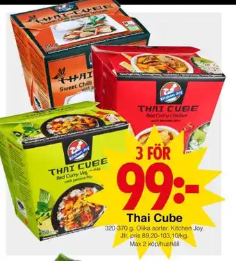 Matöppet Thai Cube erbjuda