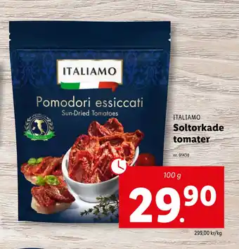 Lidl Soltorkade tomater erbjuda