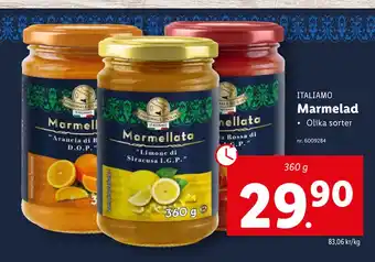 Lidl Marmelad erbjuda