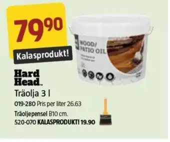 Jula Hard Head Träolja 3 l. erbjuda