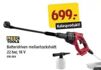 Jula Batteridriven mellantryckstvätt 22  bar, 18 V erbjuda