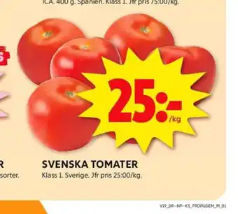 ICA Kvantum tomater erbjuda
