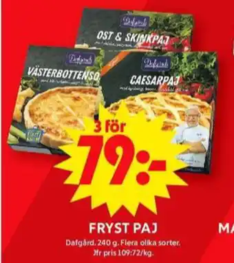 ICA Maxi Dafgårds matpajer erbjuda