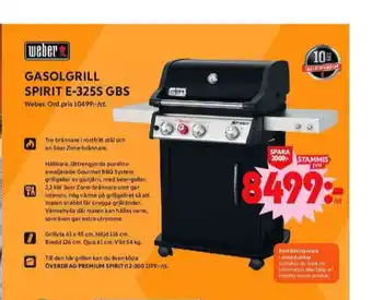 ICA Maxi Weber gasolgrill erbjuda