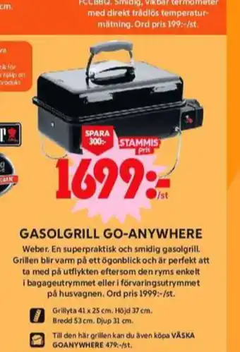 ICA Maxi Weber grill erbjuda