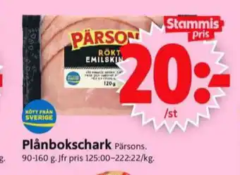 ICA Supermarket Pärsons skinka erbjuda