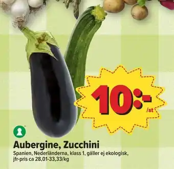 Östenssons Aubergine, Zucchini erbjuda