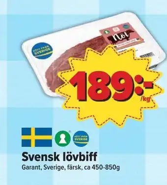 Östenssons Svensk lövbiff erbjuda