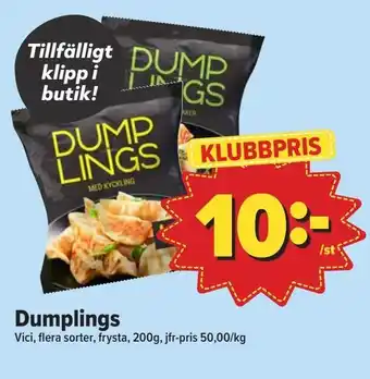 Östenssons Dumplings erbjuda
