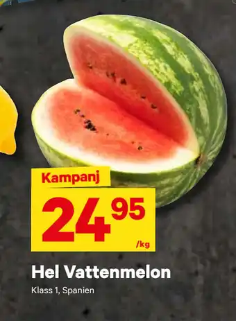 City Gross Hel Vattenmelon erbjuda