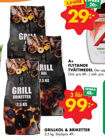 ÖoB GRILLKOL & BRIKETTER erbjuda