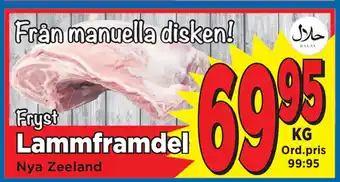 Supergrossen Lammframdel erbjuda