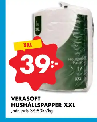 ÖoB VERASOFT HUSHÅLLSPAPPER XXL erbjuda