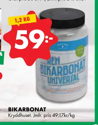 ÖoB BIKARBONAT erbjuda