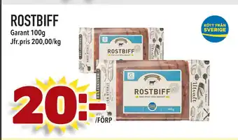 Supergrossen ROSTBIFF erbjuda