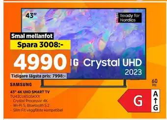 Power 43 4K UHD SMART TV erbjuda