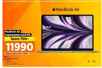 Power 13 MACBOOK AIR (2022) erbjuda