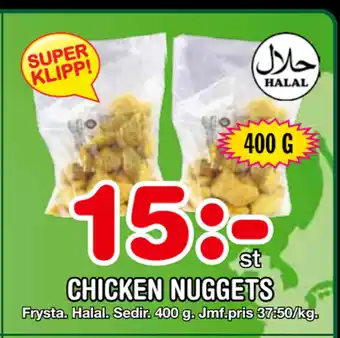 Nya Pulsen CHICKEN NUGGETS erbjuda