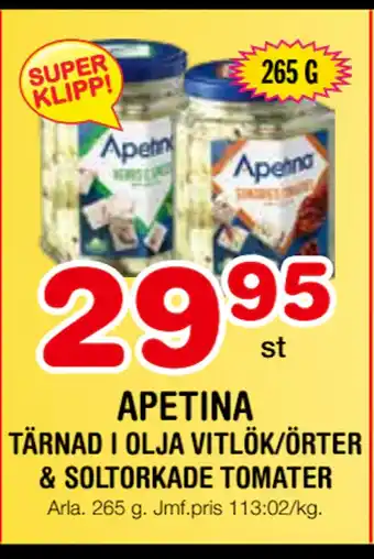 Nya Pulsen APETINA erbjuda