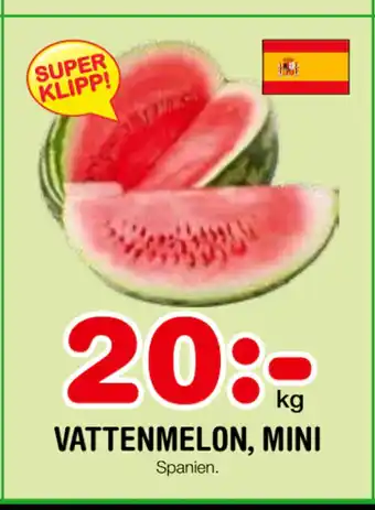 Nya Pulsen VATTENMELON, MINI erbjuda