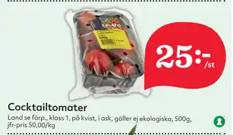 Hemköp Cocktailtomater erbjuda