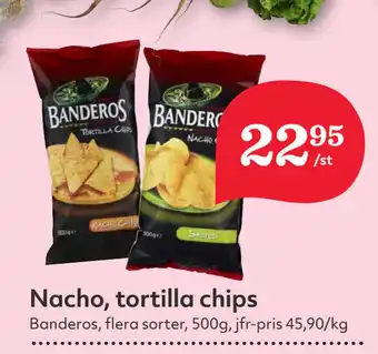 Hemköp Nacho, tortilla chips erbjuda