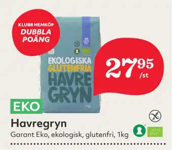 Hemköp Havregryn erbjuda