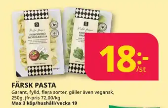 Tempo FÄRSK PASTA erbjuda