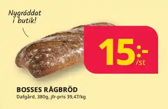 Tempo BOSSES RÅGBRÖD erbjuda