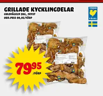 Nelins Grillade Kycklingdelar erbjuda