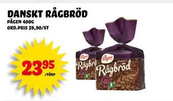 Nelins danskt rågbröd erbjuda