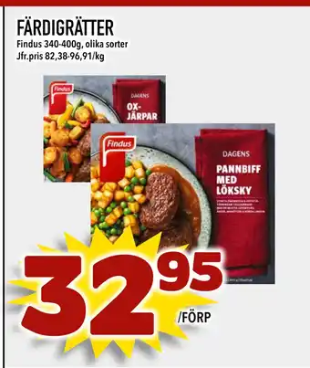Matdax FÄRDIGRÄTTER erbjuda