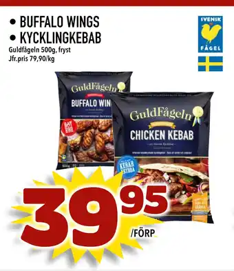 BUFFALO WINGS • KYCKLINGKEBAB