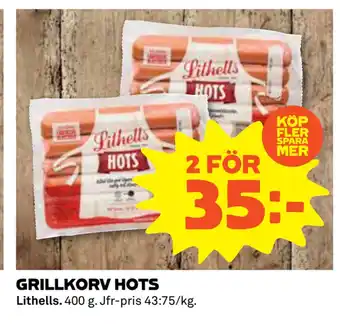 Coop Daglivs GRILLKORV HOTS erbjuda