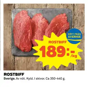 Coop Daglivs ROSTBIFF erbjuda